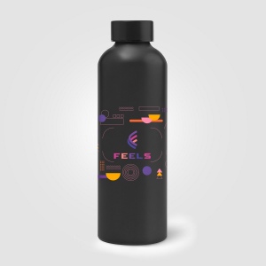 Gourde Astrid en acier inoxydable recyclé – Finition métallisée – 710 ml (+Sérigraphie) 5