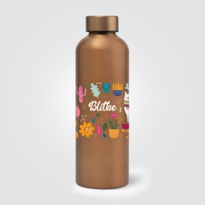 Gourde Astrid en acier inoxydable recyclé – Finition métallisée – 710 ml (+Sérigraphie)