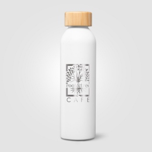 Gourde Eden en aluminium avec couvercle en bambou – 590 ml (+Sérigraphie) 25