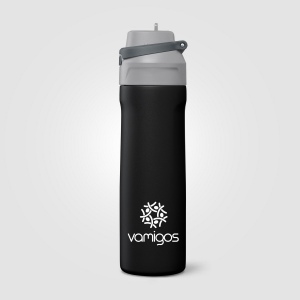 Gourde Lynk en acier inoxydable à paille rabattable – 690 ml (+Sérigraphie) 21