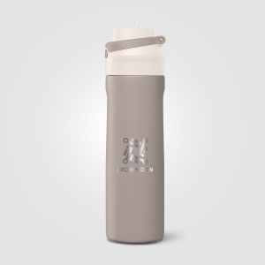 Gourde Lynk en acier inoxydable à paille rabattable – 690 ml (+Sérigraphie) 11