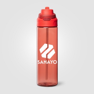 Gourde Lynk en rPET à paille rabattable – 830 ml (+Sérigraphie) 13
