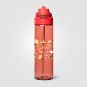 Gourde Lynk en rPET à paille rabattable – 830 ml (+Sérigraphie) 5