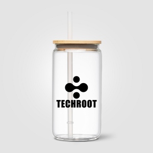 Gobelet Cádiz en verre avec couvercle en bambou - 500 ml (+Sérigraphie) 4