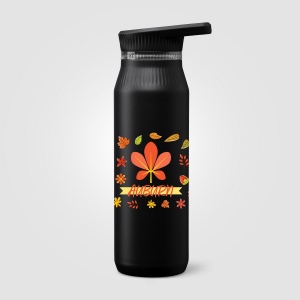 Majesty Stainless Steel Dual-Lid Handle Bottle - 750 ml (+Sérigraphie)