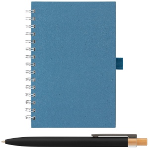 Set carnet Terra A5 à spirales, couverture rigide en carton de lait recyclé & stylo Reborn (+4 Colour Inkjet) 8