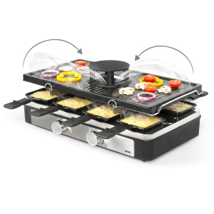 Appareil à raclette 8 personnes avec hotte aspirante
