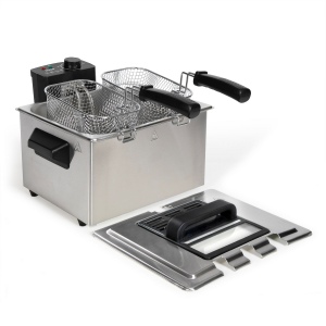 Friteuse 5 L avec 3 paniers