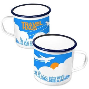 Tasses en émail de qualité supérieure (568ml/20oz) - Blanc 11