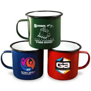 Tasses en émail de qualité supérieure (568ml/20oz) - Blanc 12