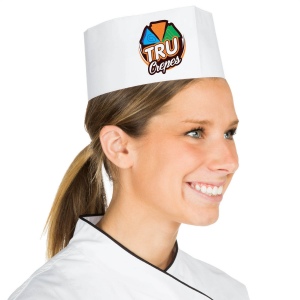 Chapeau de chef en papier fourrager 2