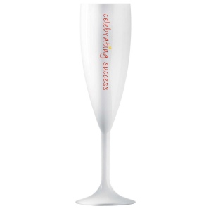 Flûte à Champagne en plastique réutilisable (187ml/6.6oz) Noir et Blanc 6