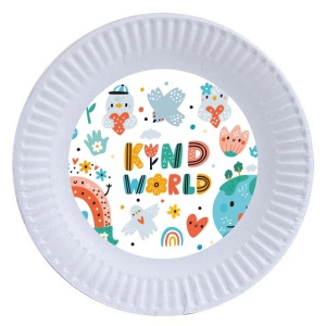 Assiette en papier jetable (23cm) 4