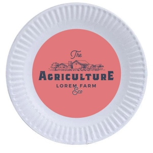 Assiette en papier jetable (23cm) 5