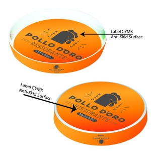 Plateau rond à bord relevé (32cm) 9