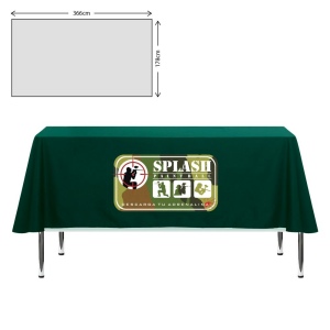 Nappe en tissu de qualité supérieure - 178x366cm (table de 8 pieds - hauteur moyenne)