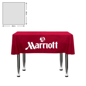 Nappe en tissu de qualité supérieure - carrée - 89x89cm (table de 2 pieds de haut - chute courte) 10