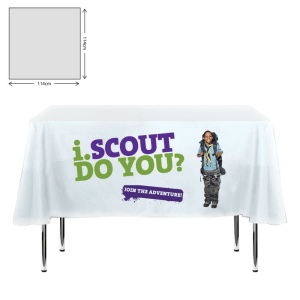 Premium Fabric Tablecloth - Square - 115x115cm (2ft High Table - Mid Drop)