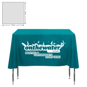Nappe en tissu de qualité supérieure - carrée - 138x138cm (table de 3 pieds de haut - chute courte) 10