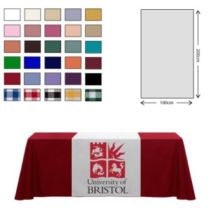 Chemin de table en tissu de qualité supérieure (100x200cm) 18