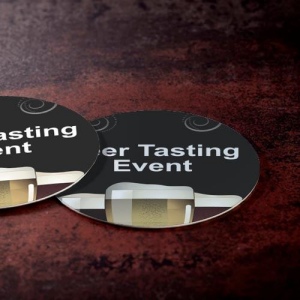 Tapis à bière rond de qualité supérieure 4