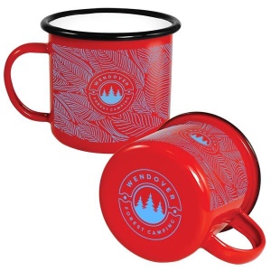 Tasses en émail de qualité supérieure (285ml/10oz) - Blanc 144