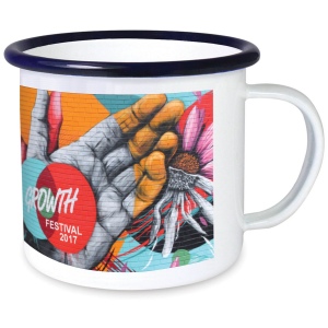 Tasses en émail de qualité supérieure (285ml/10oz) - Blanc 163