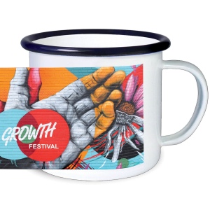 Tasses en émail de qualité supérieure (285ml/10oz) - Blanc 164