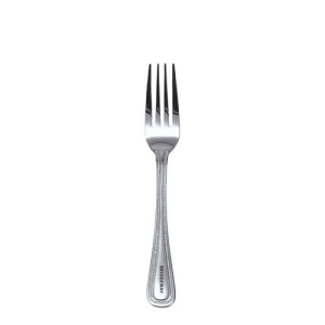 Fourchette à dessert motif perles (18cm) 3