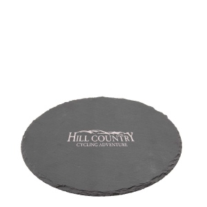 Plateau en ardoise ronde naturelle (30cm)