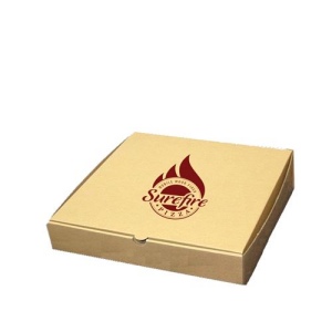 Boîte à pizza (10 pouces) - Marron 2