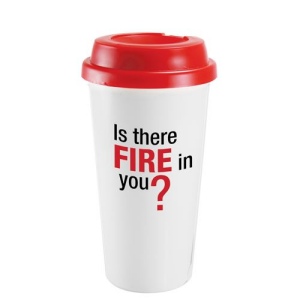 Tasse à café à emporter en plastique à double paroi (455ml/16oz) 5
