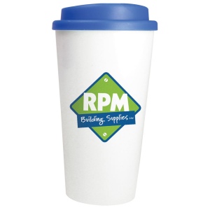 Tasse à café à emporter en plastique à double paroi (455ml/16oz) 7