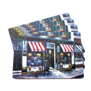 Set de table en mélamine avec dos en liège - Rectangulaire (242x191mm) 3