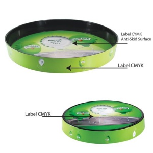 Plateau rond à bords relevés (34.5cm) 10