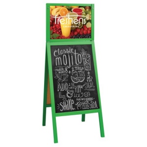 Menu A-Board Avec Insertion Supérieure Changeable - Moyen 6