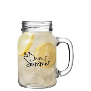 Bocal Mason en verre avec poignée (568ml/20oz) 2