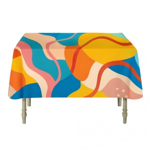 Nappe en papier couleur (90x90cm)
