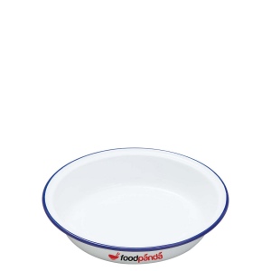 Assiette à pâtes en émail (18 cm)