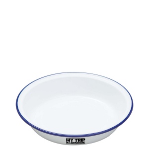 Assiette à pâtes en émail (22x3.5cm) 2