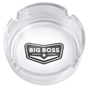 Cendrier en verre transparent (8.5cm) 4