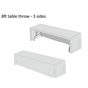 Nappe ajustée à couverture totale - 76x244cm (table de 8 pieds) 6