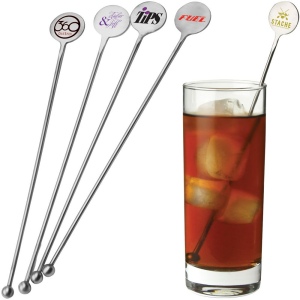 Bâton mélangeur en acier inoxydable pour cocktails
