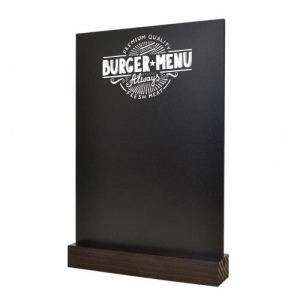 Menu de table Tableau noir A4 2