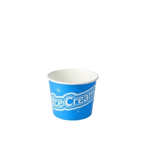 Crème glacée mate à simple paroi (4oz)
