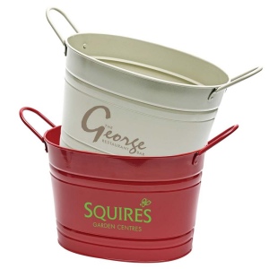 Seau ovale en métal galvanisé (6,2 litres) 3