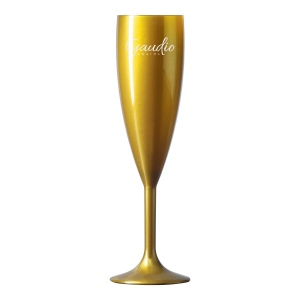 Flûte à champagne en or réutilisable (187ml/6.6oz) 2