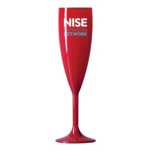 Flûte à champagne rouge réutilisable (187ml/6.6oz) 2