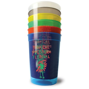 Gobelet de stade translucide en plastique (340 ml/12 oz/demi-pinte) 9