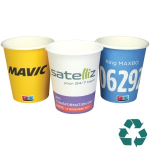 Gobelet en papier recyclable à paroi unique - couleur (8oz/230ml) 3
